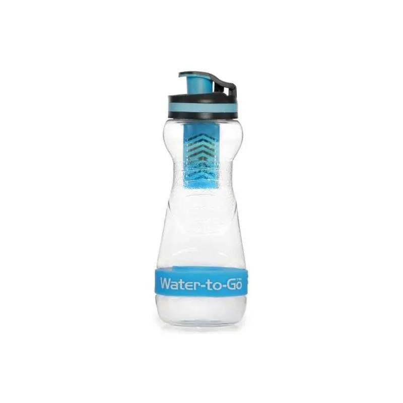 Botella filtrante Water to Go City (azul)