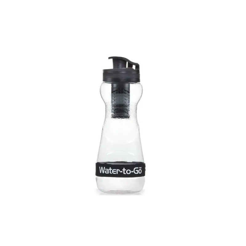 Botella filtrante Water to Go City (negra)