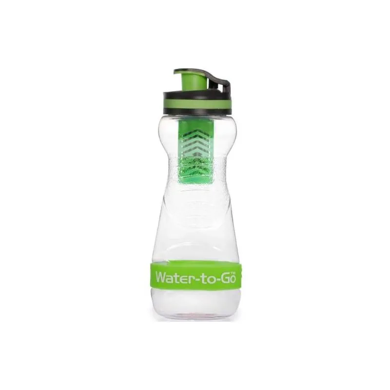 Botella filtrante Water to Go City (verde)