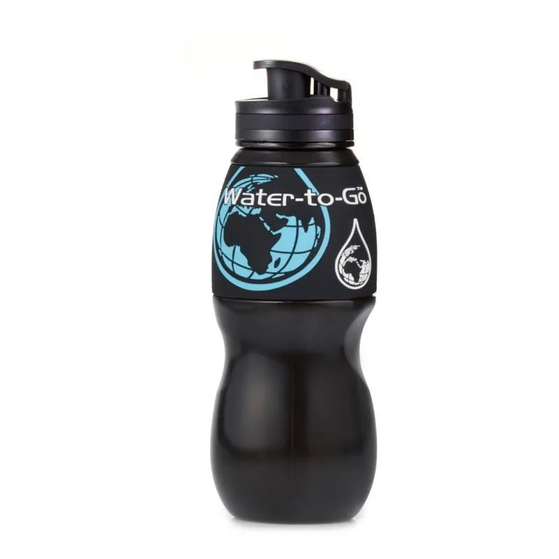 Botella filtrante Water to Go Exterior (Negro)