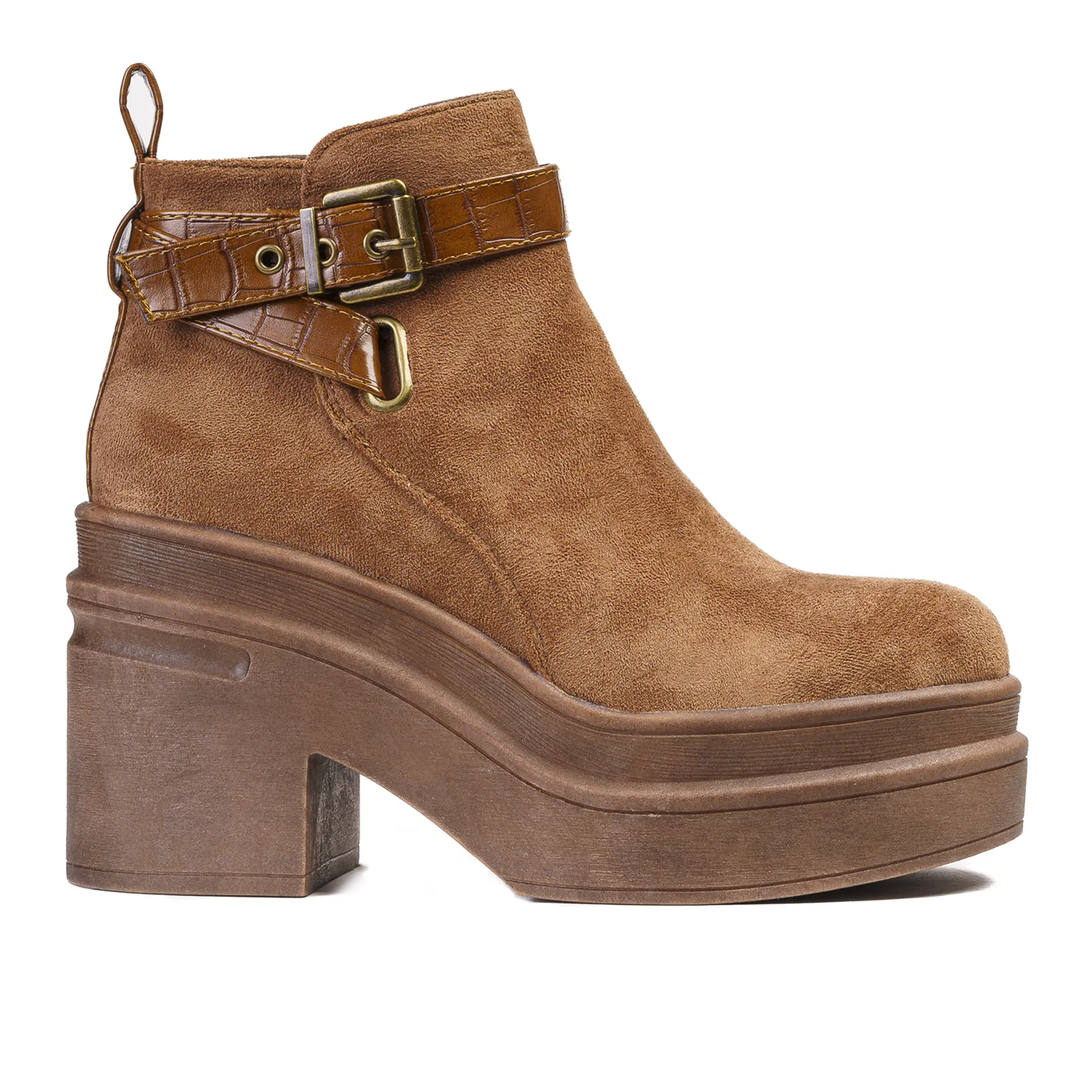 Botín Mujer Camel Nessa Boteli
