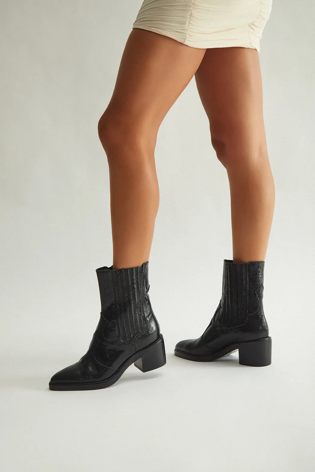 BOTIN COWBOY MARIAN CREUSA NEGRO