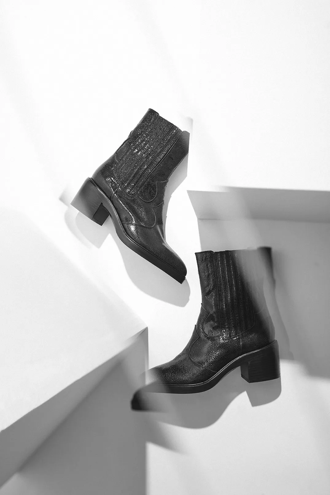 BOTIN COWBOY MARIAN CREUSA NEGRO