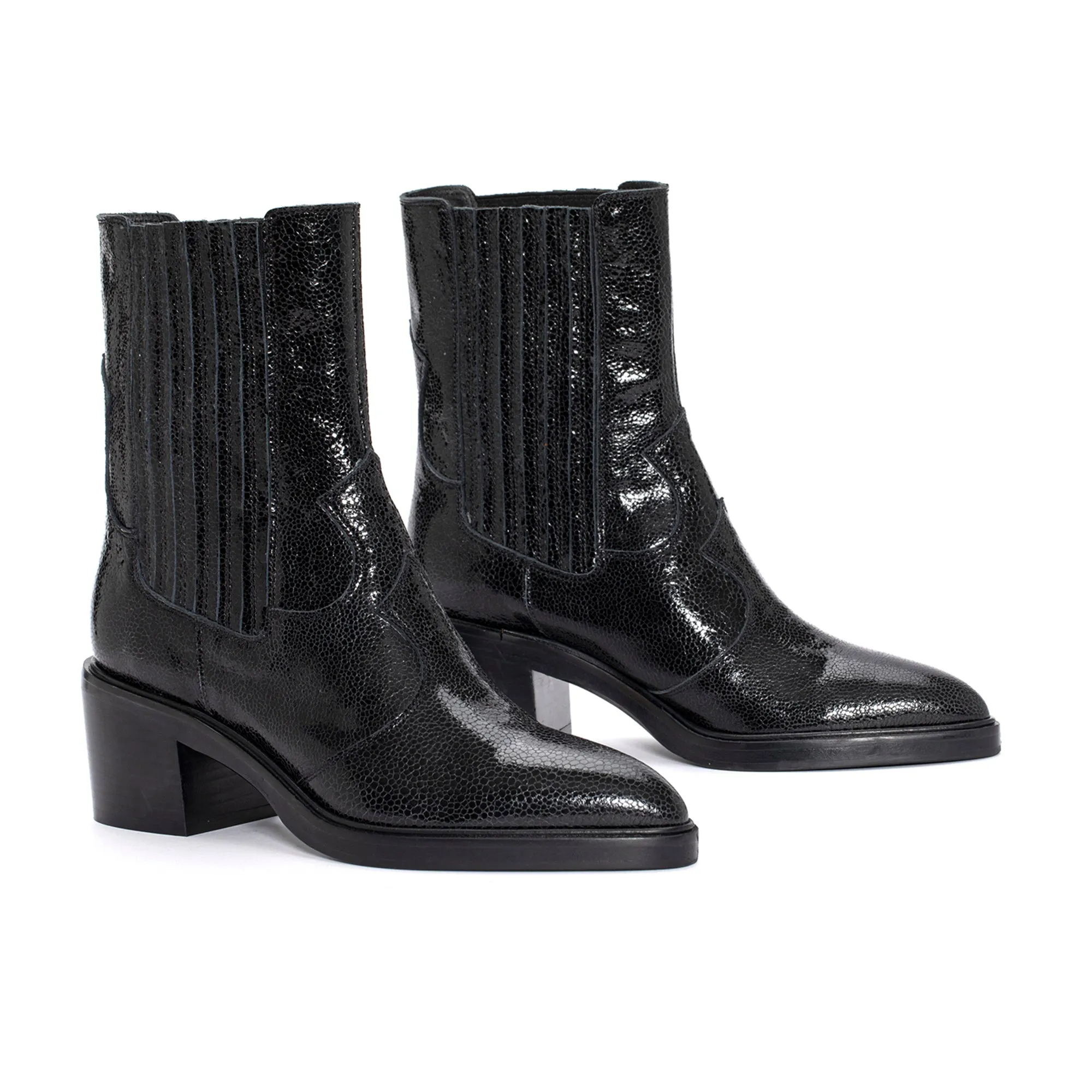 BOTIN COWBOY MARIAN CREUSA NEGRO