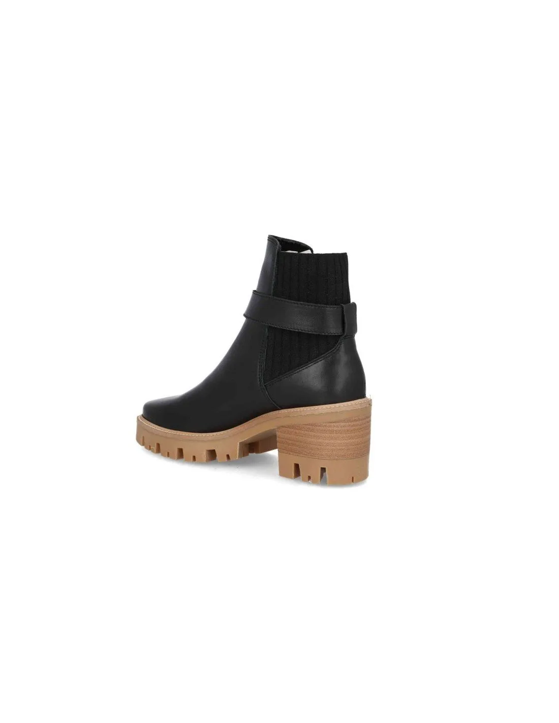 Botines mujer piel plataforma tacón