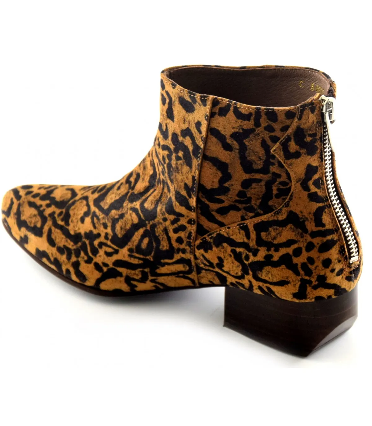 Botín estampado leopardo