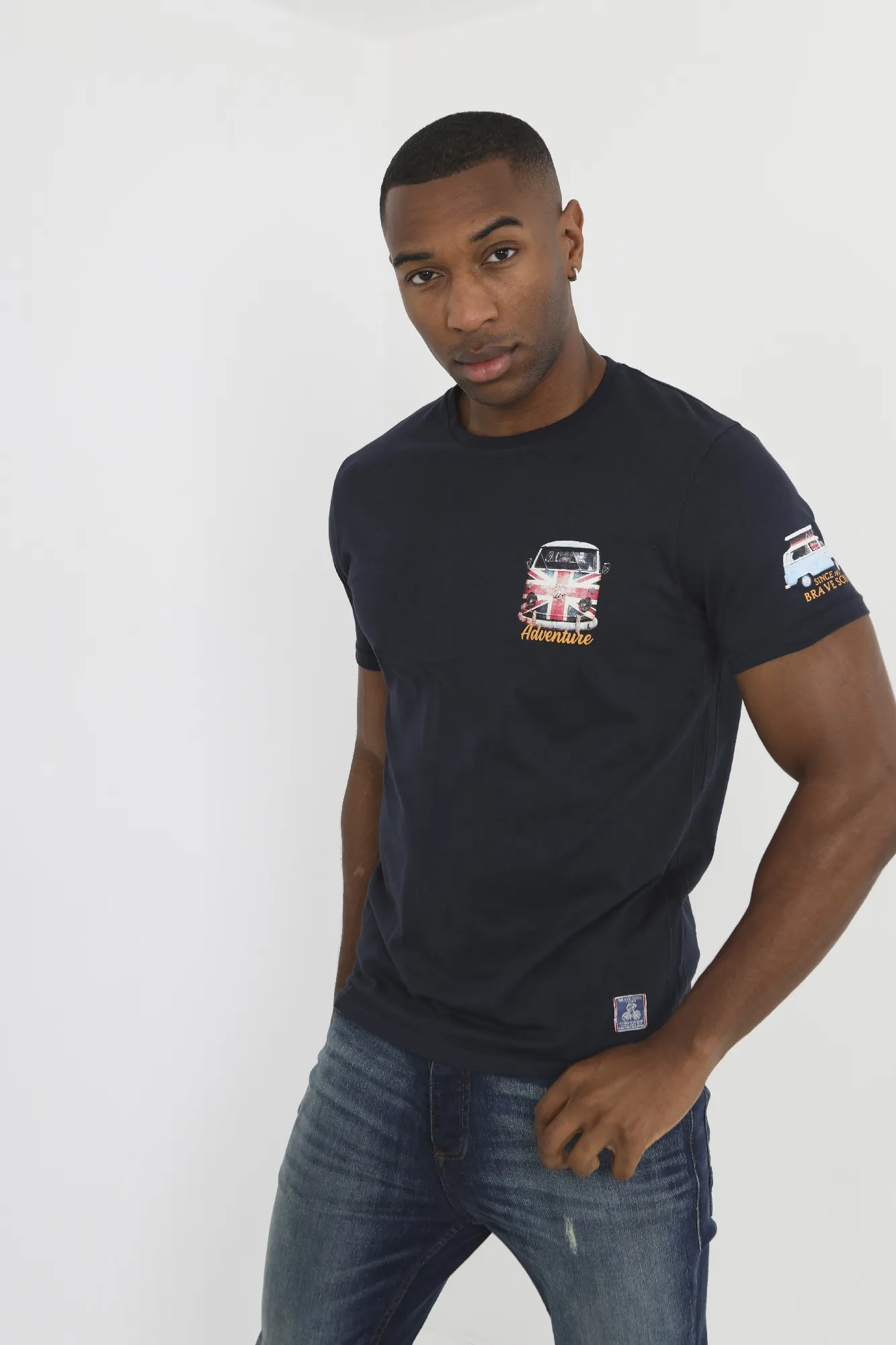 Brave Soul Camiseta furgonetas manga corta