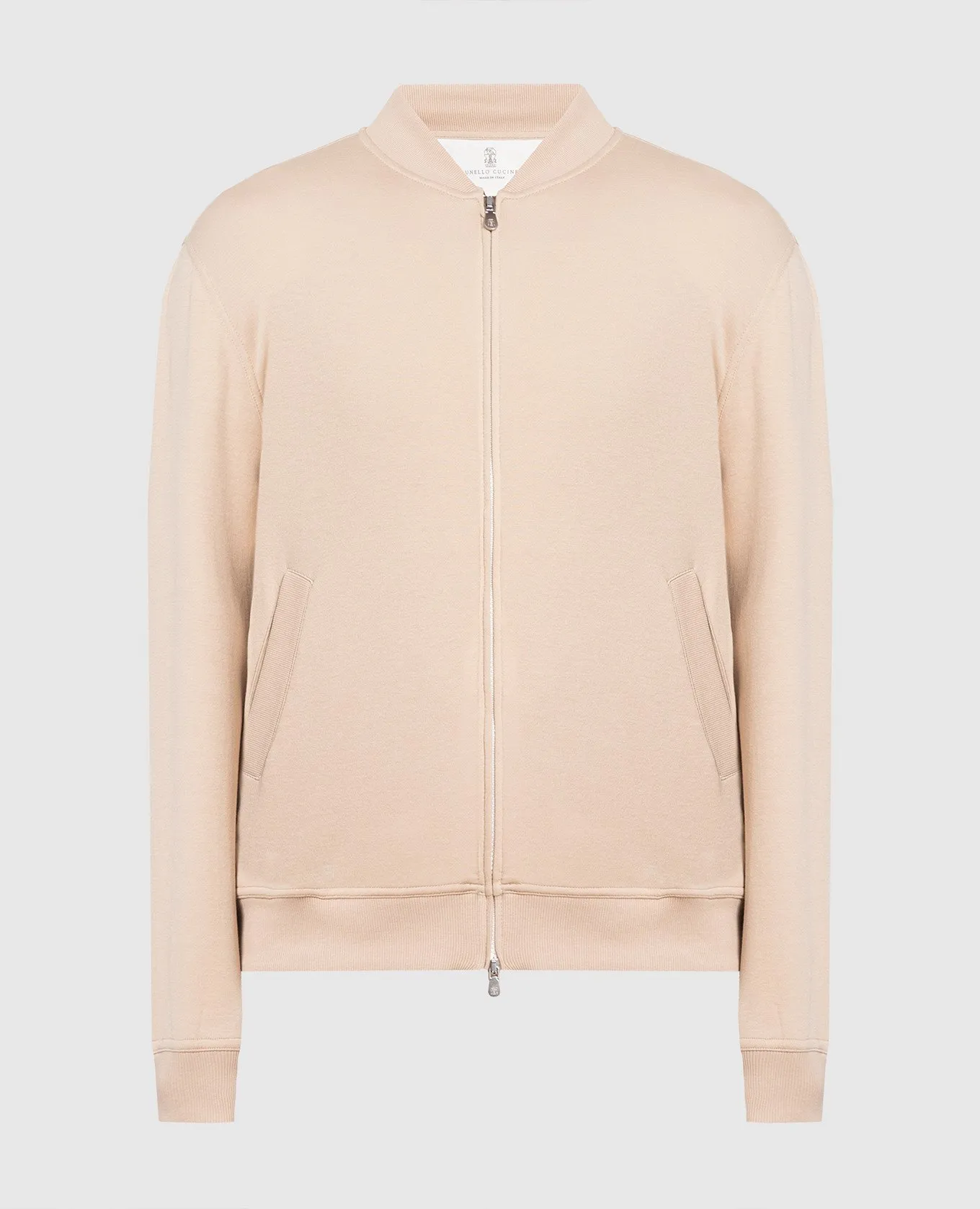 Brunello Cucinelli Beige bomber jacket