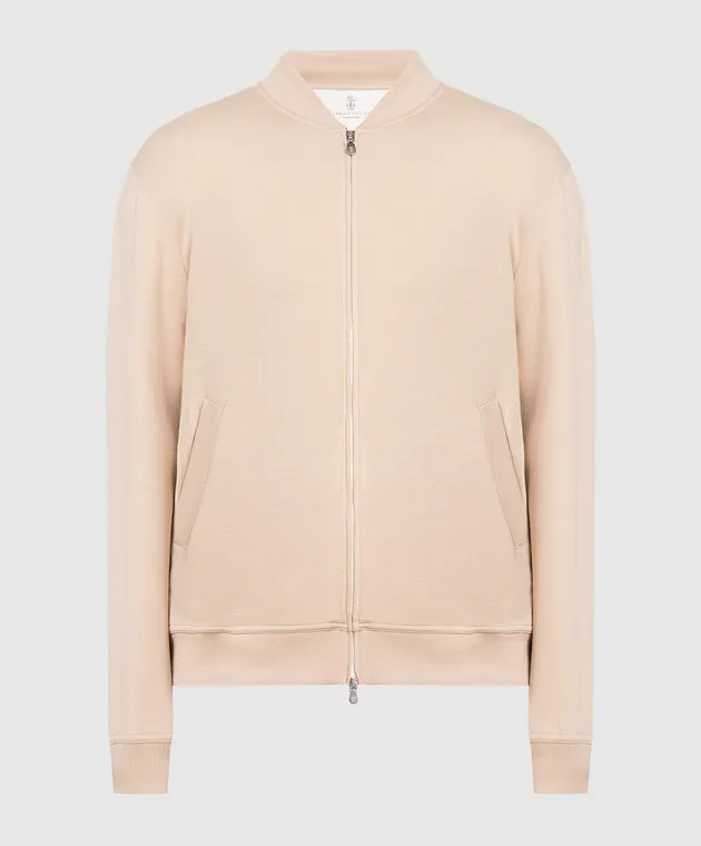 Brunello Cucinelli Beige bomber jacket
