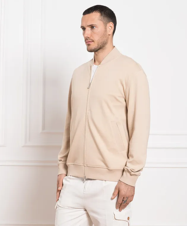 Brunello Cucinelli Beige bomber jacket