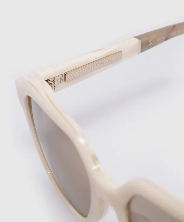 Brunello Cucinelli Sartorial Sunset Beige Sunglasses