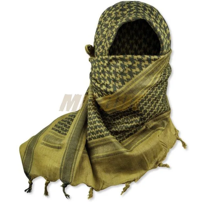 Bufanda Shemagh BLACKHAWK verde/negra