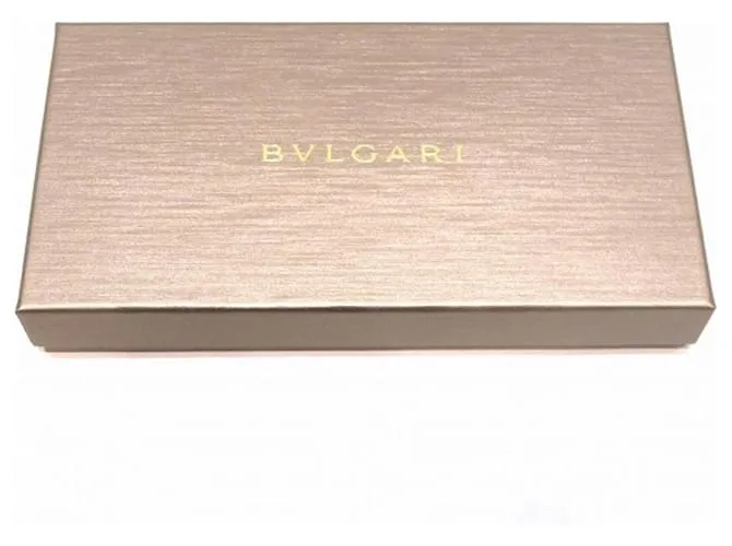 Bulgari Cartera larga Bvlgari Calungskin Negro 