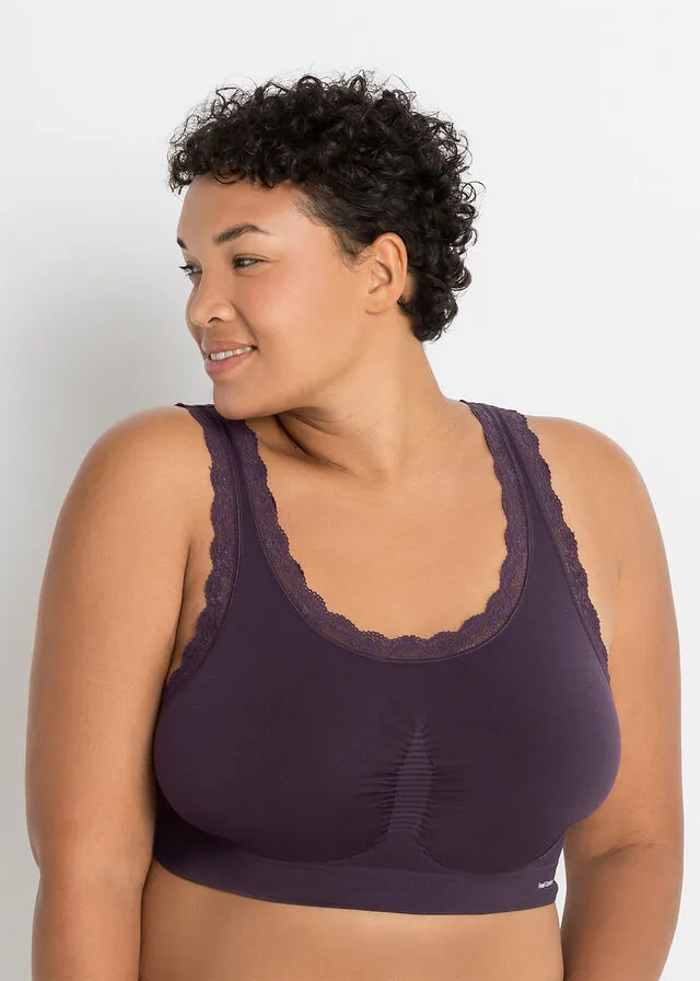 BUSTIER FEEL COMFORT SIN COSTURAS (2 UNIDADES) NEGRONEGRO