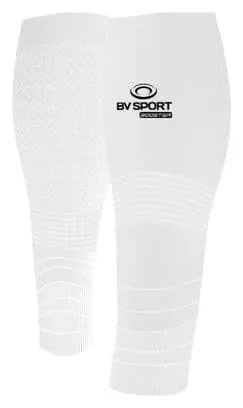BV Sport Manguitos de compresión BV Sport Elite Evolution Blanco