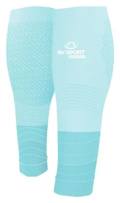 BV Sport Manguitos de compresión para pantorrilla BV Sport Elite Evolution Azul