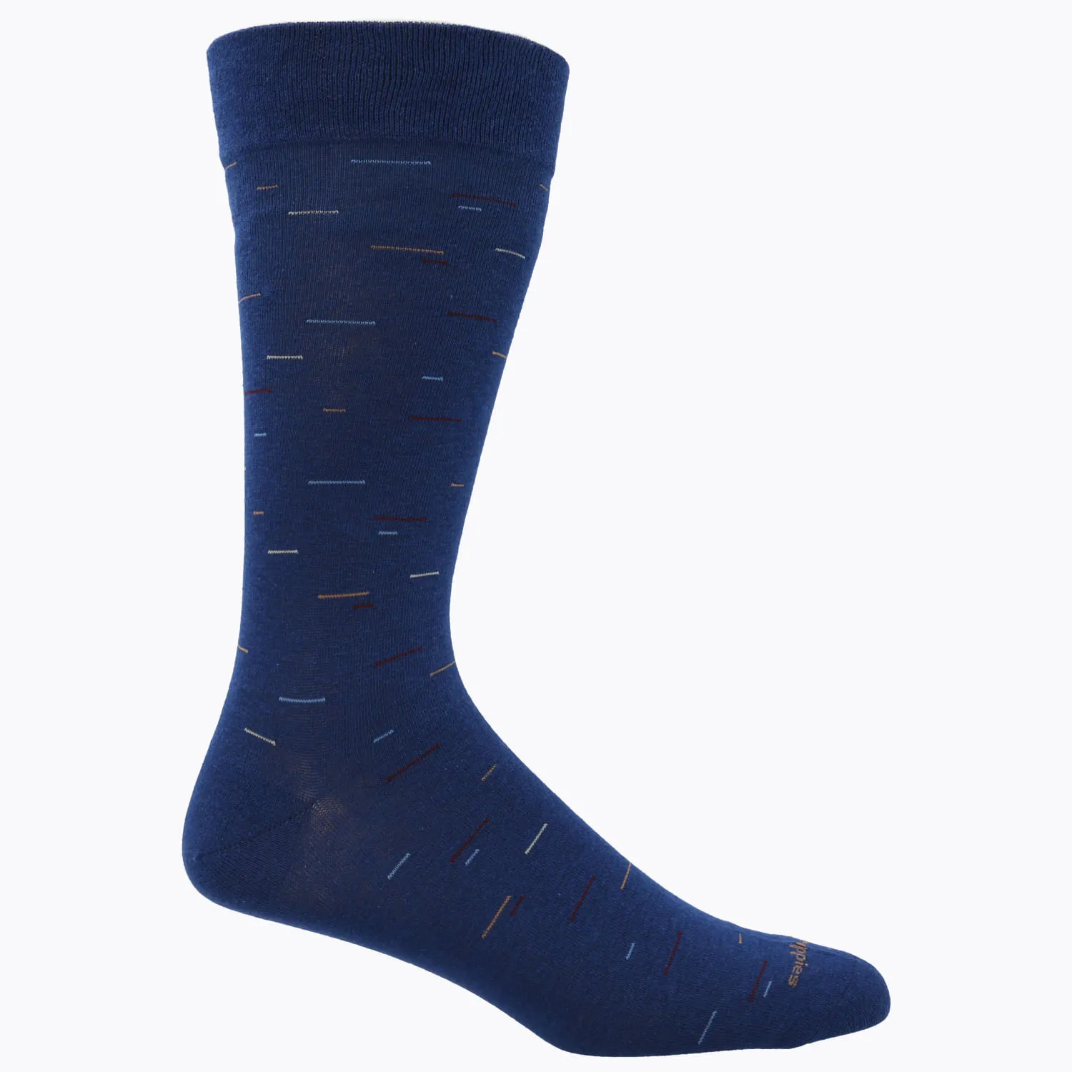Calcetin Algodón Hombre C Cuff Frontier Azul  Hush Puppies