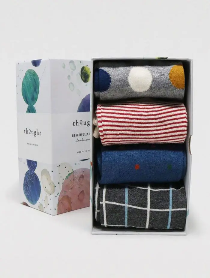 Calcetines de bambú mujer. Pack de 4