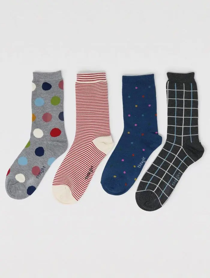 Calcetines de bambú mujer. Pack de 4