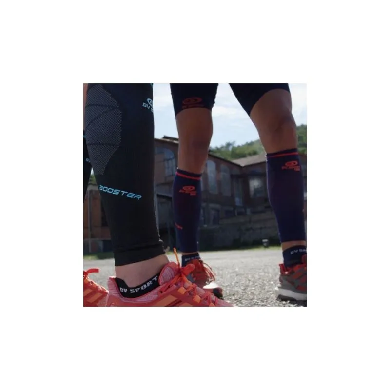 Calcetines de compresión BV sport Booster Elite EVO2 (azul/rosa)