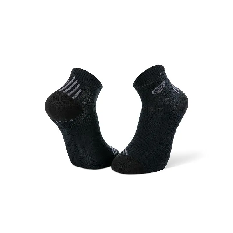 Calcetín de running BV sport Run Elite (negro/gris)