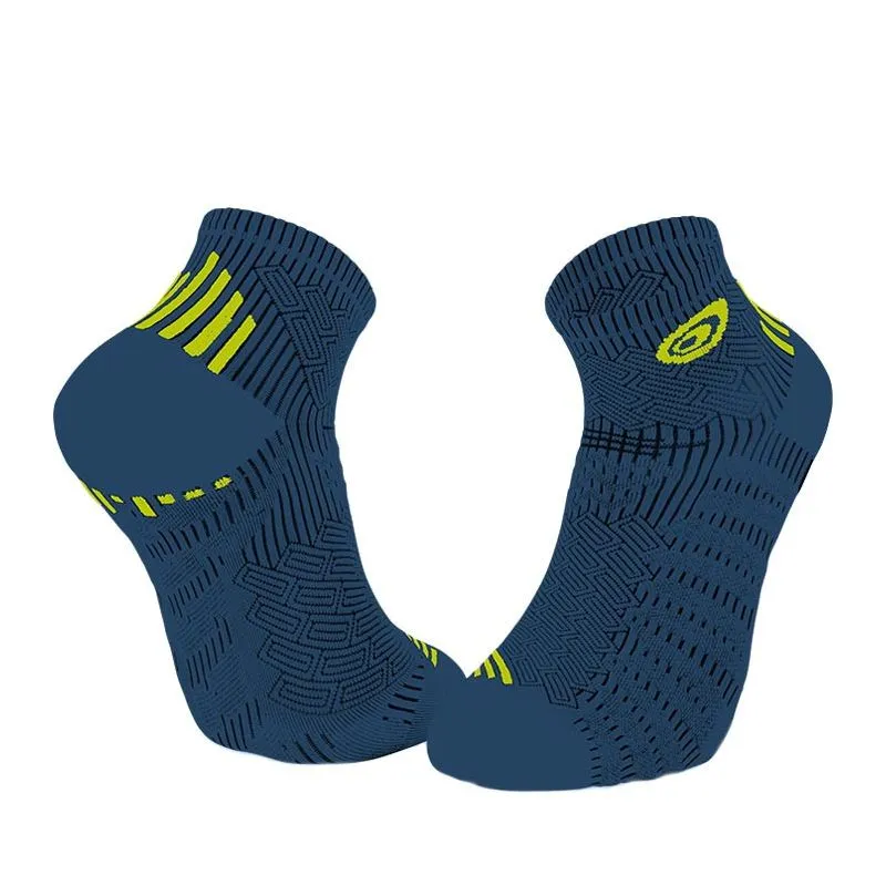Calcetín de senderismo BV sport Run Elite Sock (Amarillo/Azul)
