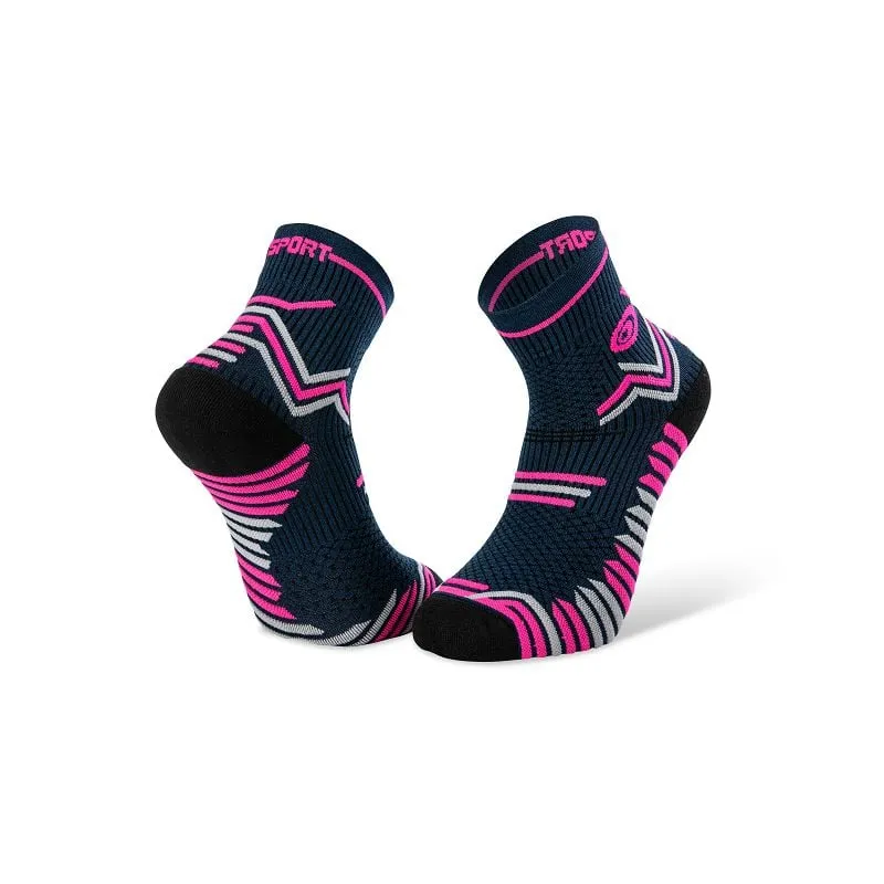 Calcetín de trail BV sport Trail Ultra (azul/rosa)