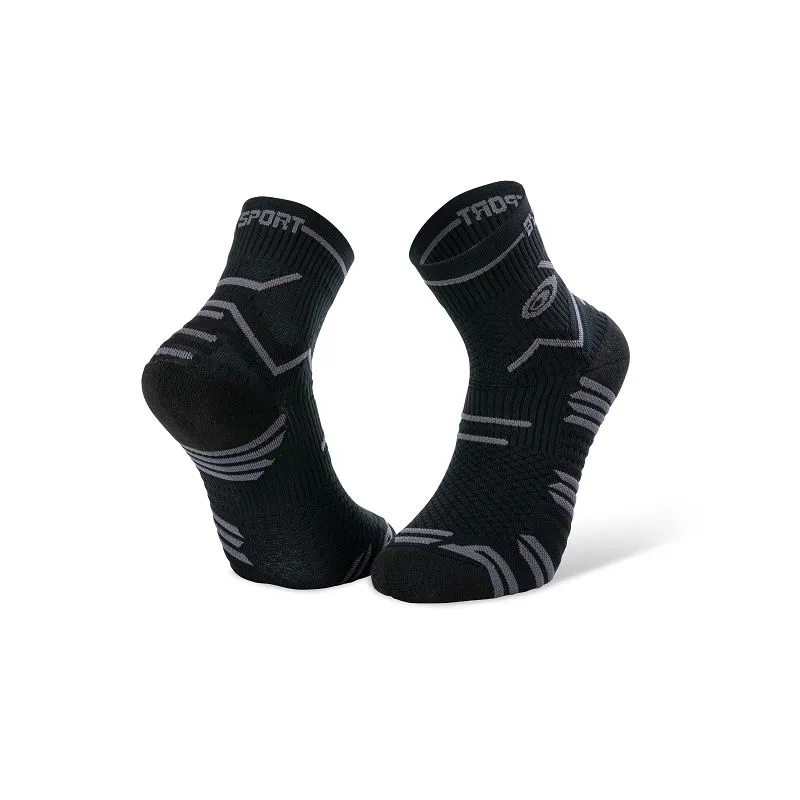 Calcetín de trail BV sport Trail Ultra (negro/gris)