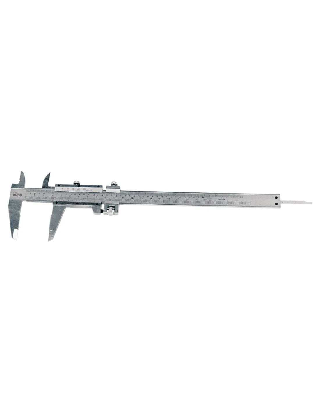 Calibre con tornillo de aproximación micrométrica