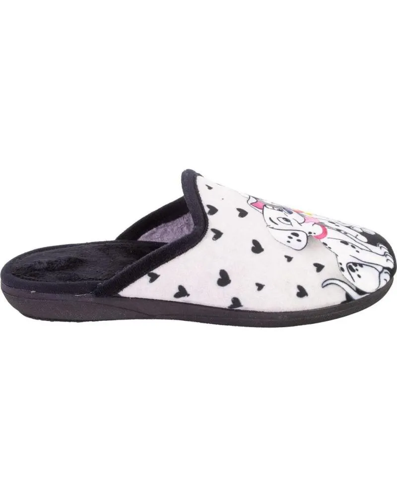 Calzado de casa   de Mujer CARMELO RODRIGUEZ 898 ZAPATILLAS DE CASA DE MUJER  NEGRO