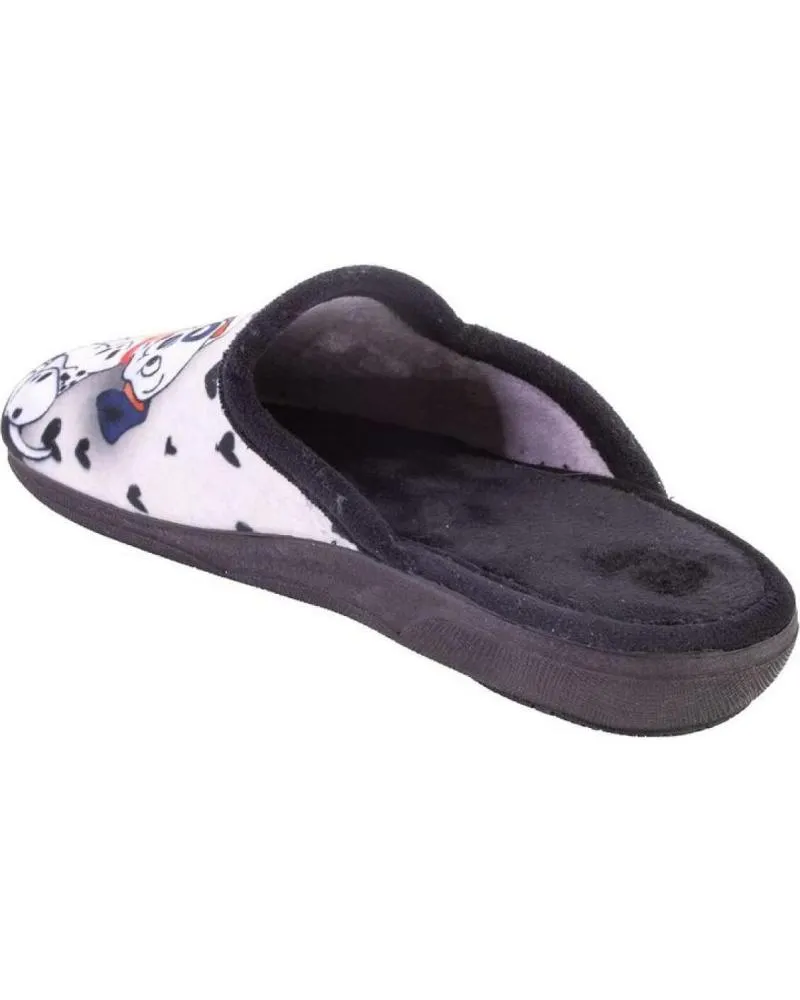 Calzado de casa   de Mujer CARMELO RODRIGUEZ 898 ZAPATILLAS DE CASA DE MUJER  NEGRO