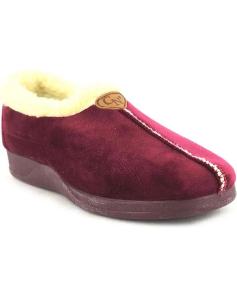 Calzado de casa NATALIA  de Mujer 631 ZAPATILLAS DE CASA DE MUJER  BURDEOS