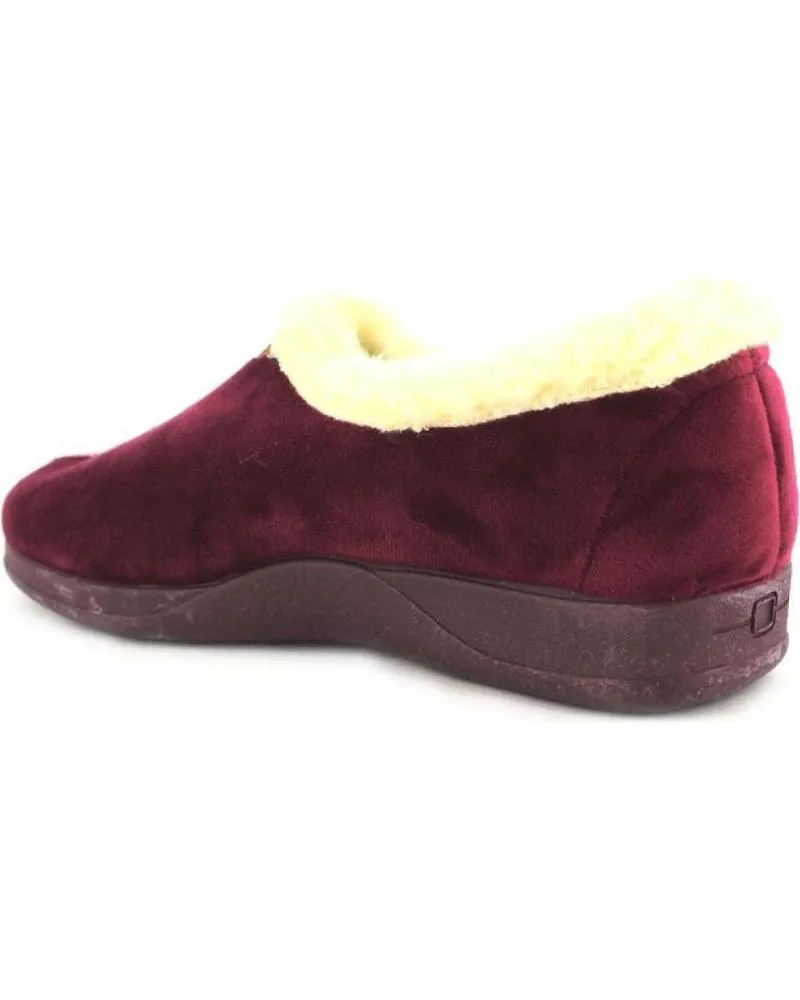 Calzado de casa NATALIA  de Mujer 631 ZAPATILLAS DE CASA DE MUJER  BURDEOS