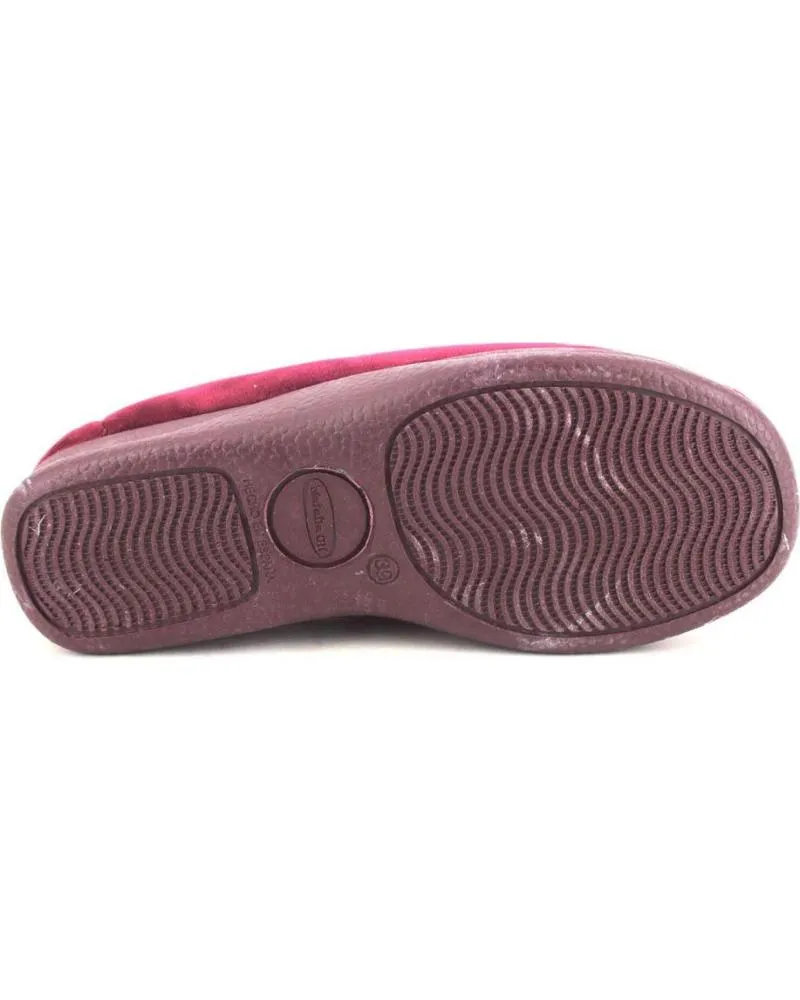 Calzado de casa NATALIA  de Mujer 631 ZAPATILLAS DE CASA DE MUJER  BURDEOS