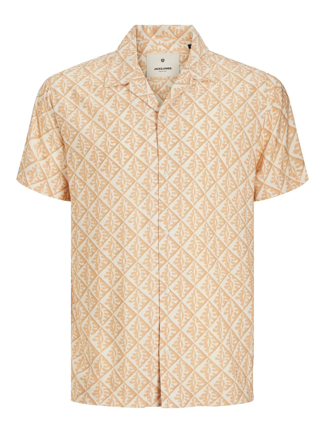 Camisa estilo resort Corte comfort | Amarillo intermedio | Jack & Jones®
