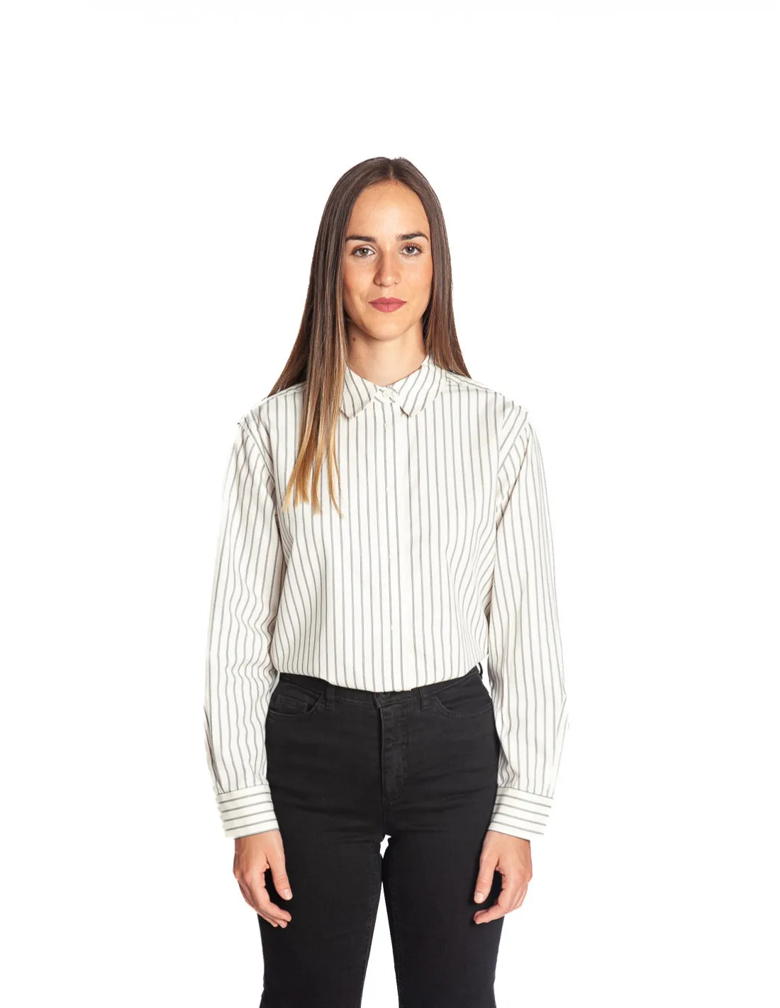 CAMISA LARGA BLANCA RAYA DIPLOMATICA YAYA