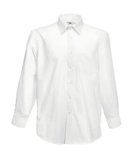 Camisa Popelina manga larga hombre