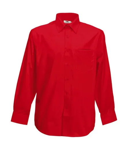 Camisa Popelina manga larga hombre