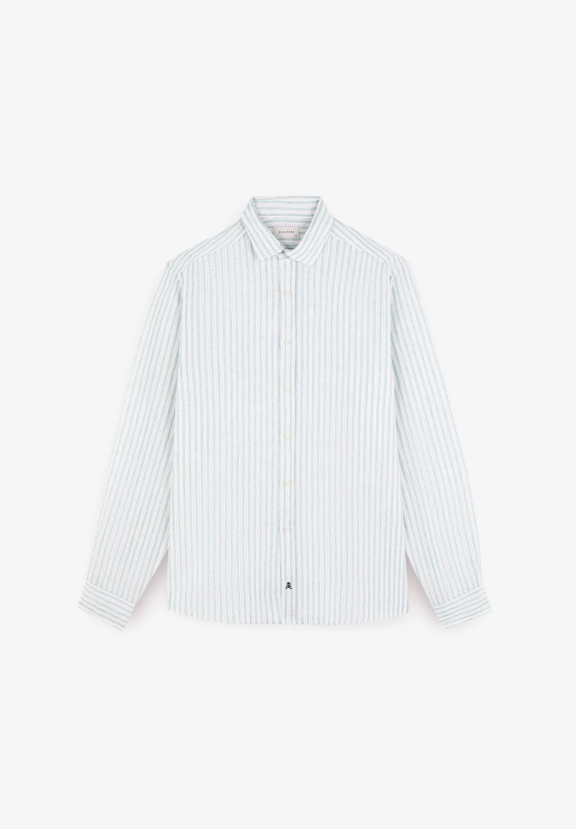 CAMISA PREMIUM LINO RAYAS SLIM