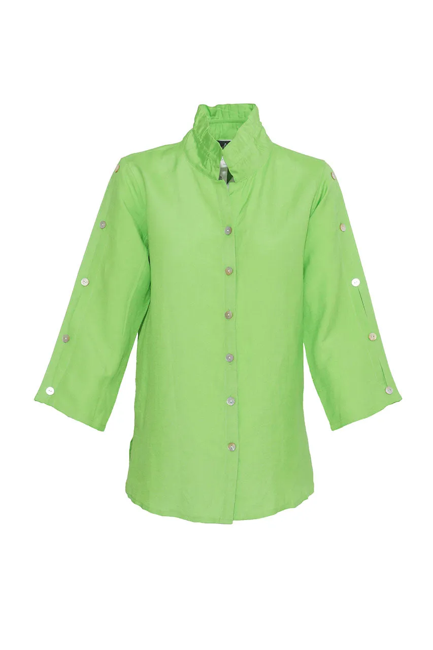 Camisera Manga con Abertura con botones Nina Lecker 11026
