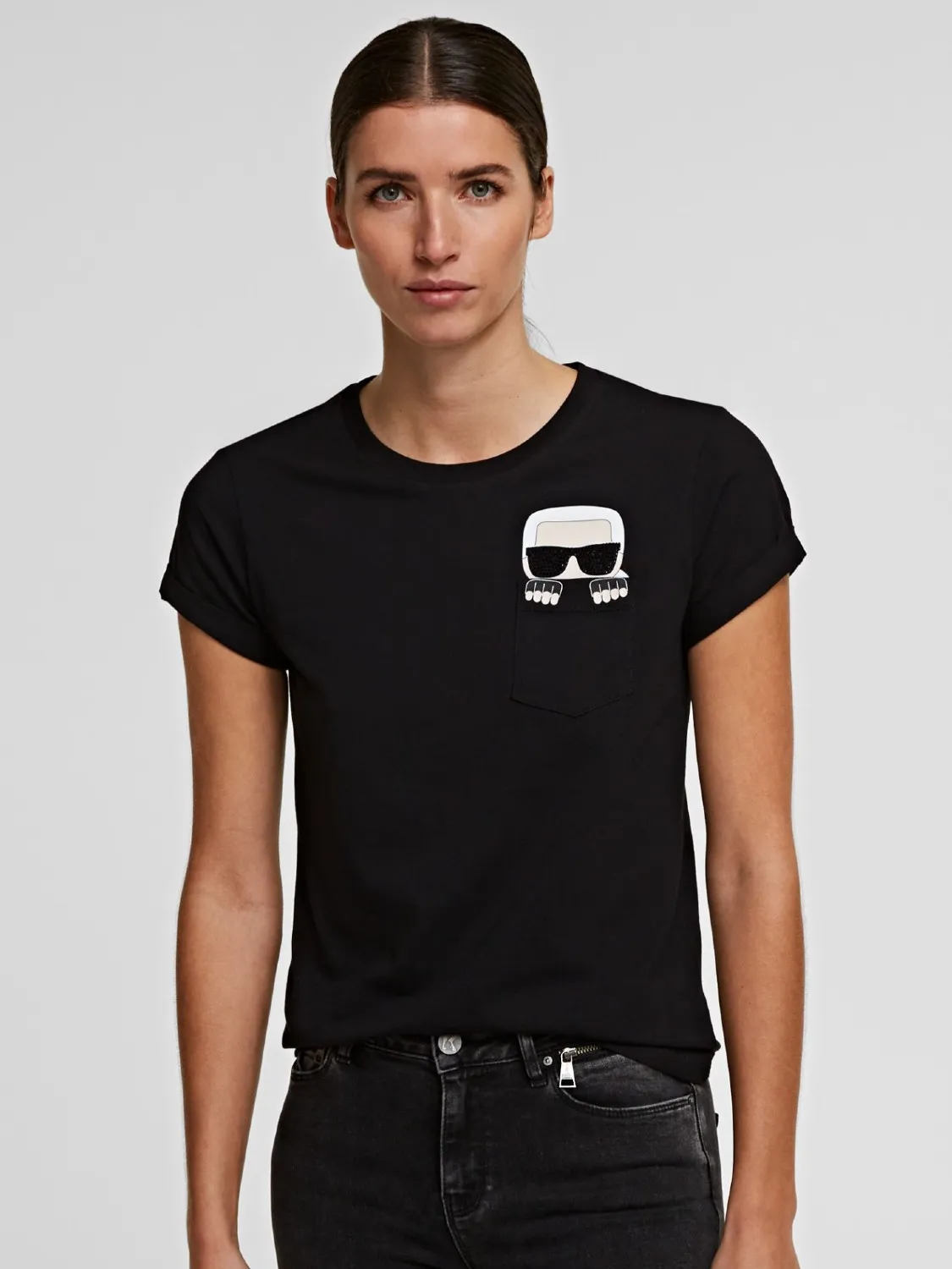 CAMISETA BOLSILLO POCKET KARL LAGERFELD