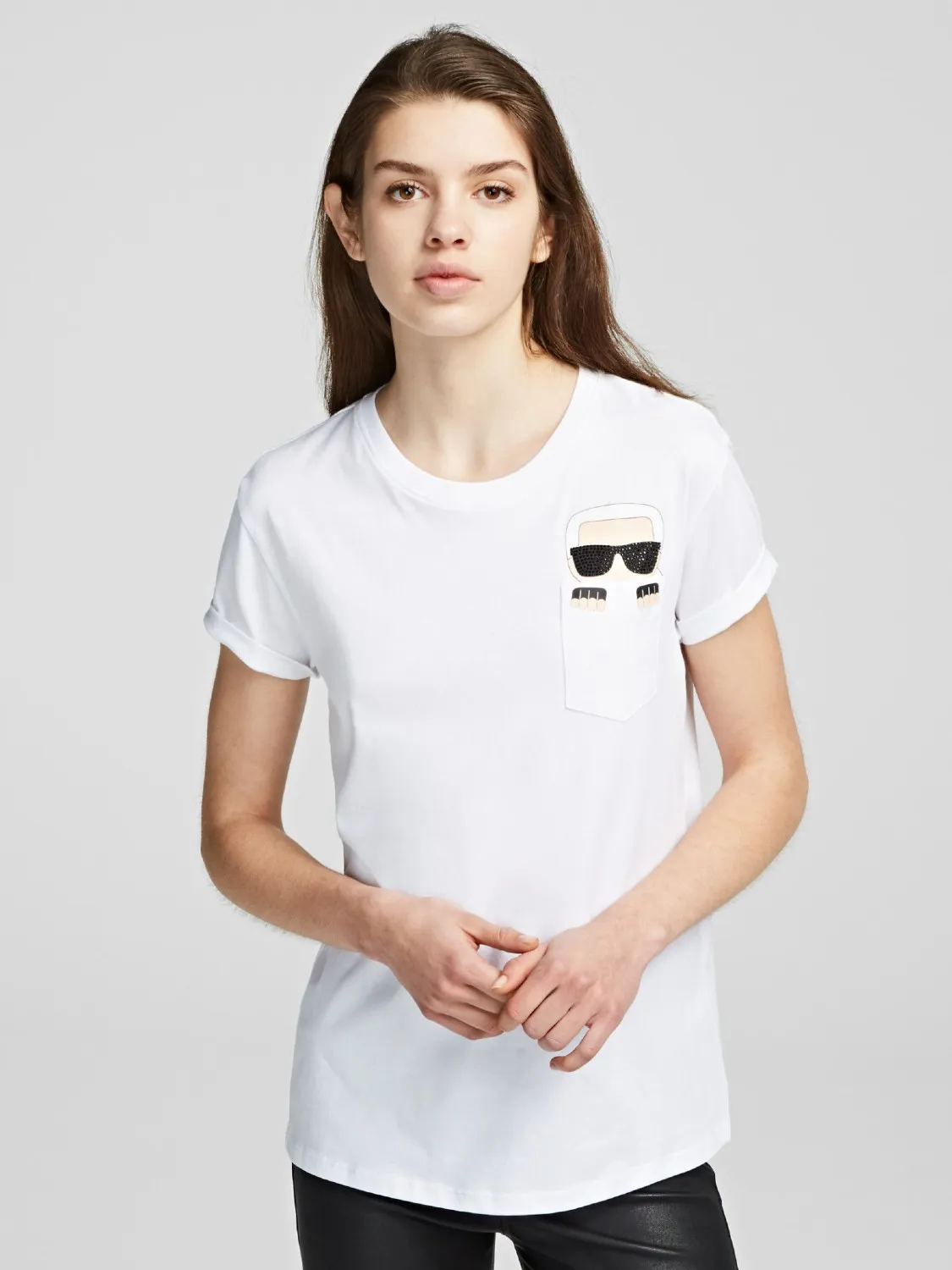 CAMISETA BOLSILLO POCKET KARL LAGERFELD