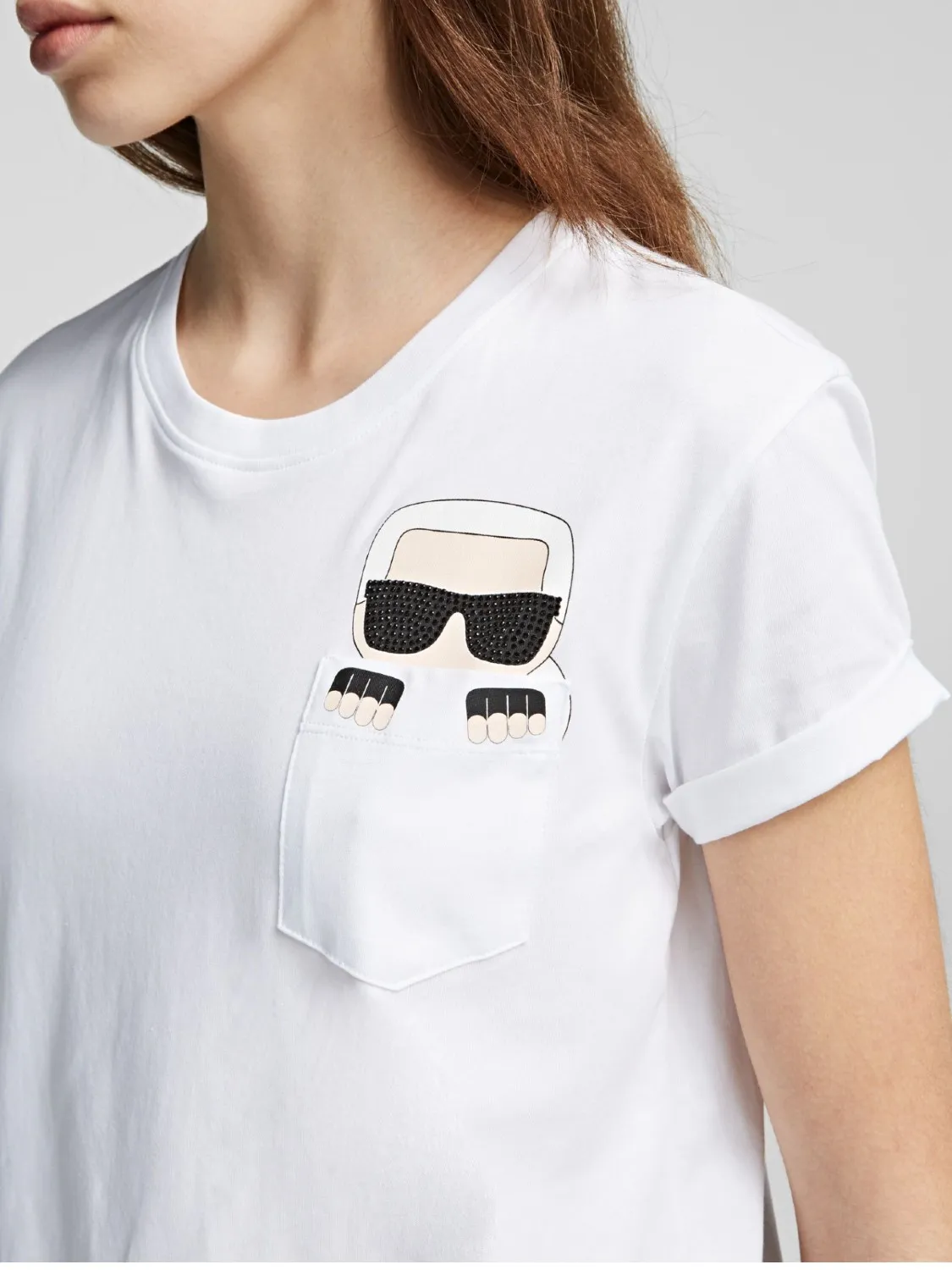 CAMISETA BOLSILLO POCKET KARL LAGERFELD
