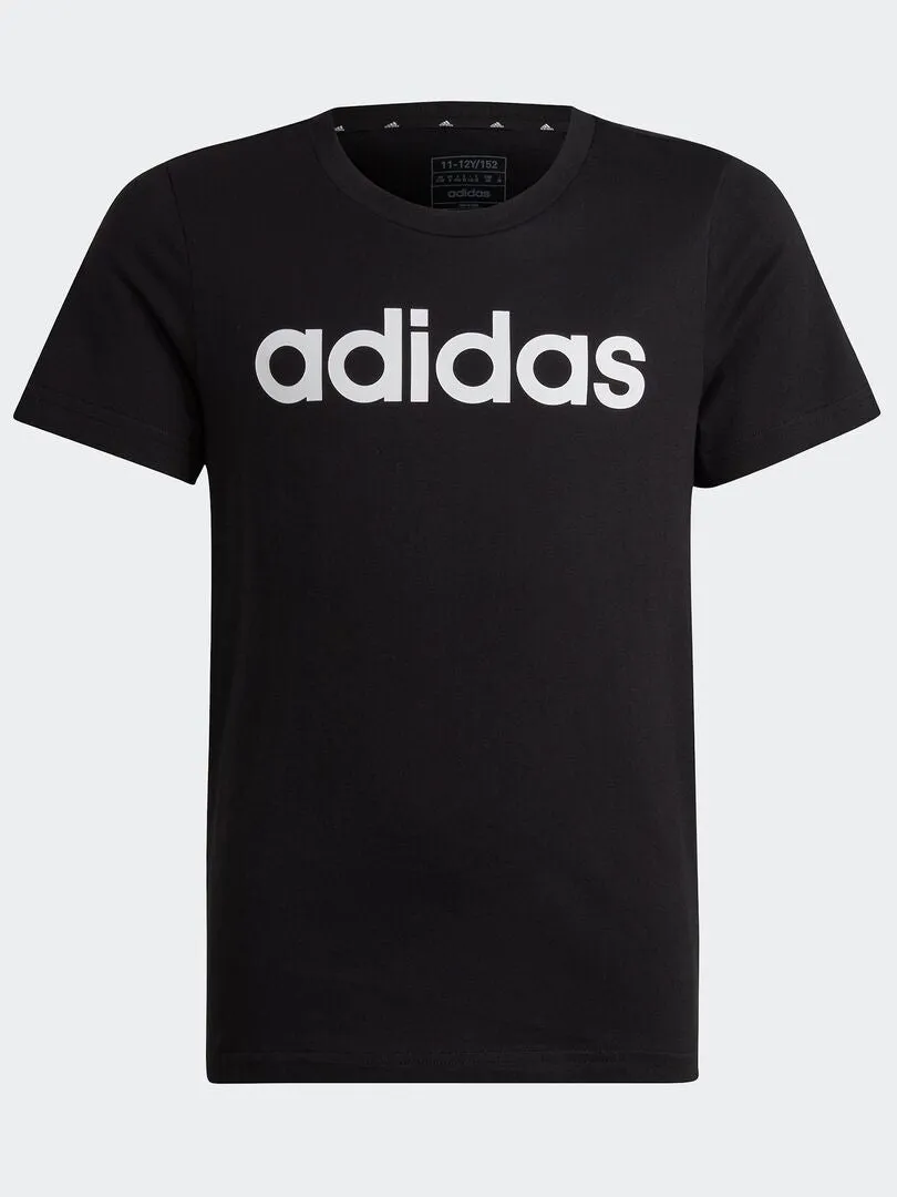CAMISETA CLáSICA CON LOGO 'ADIDAS'  NEGRO