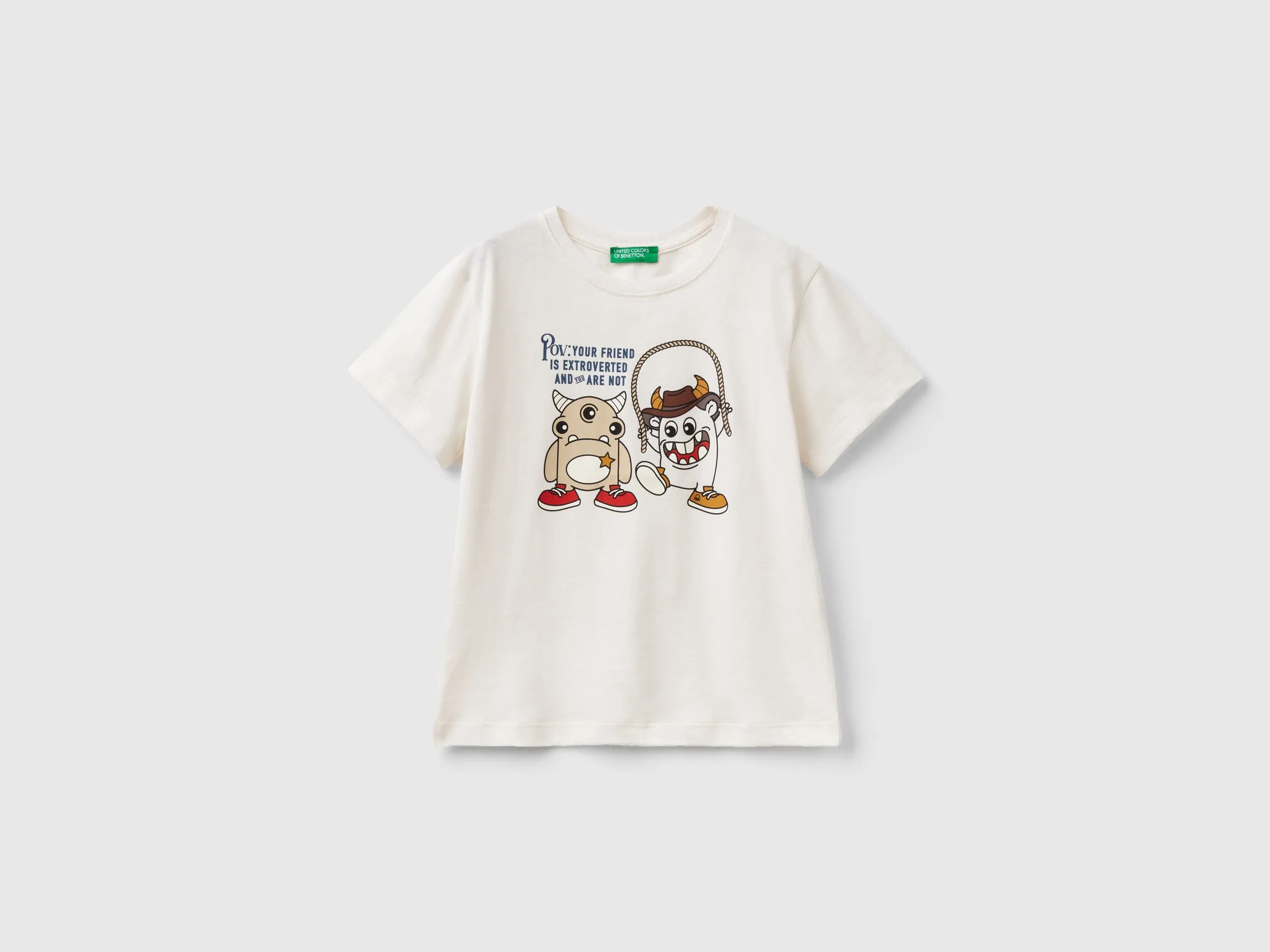 Camiseta con estampado de animalitos