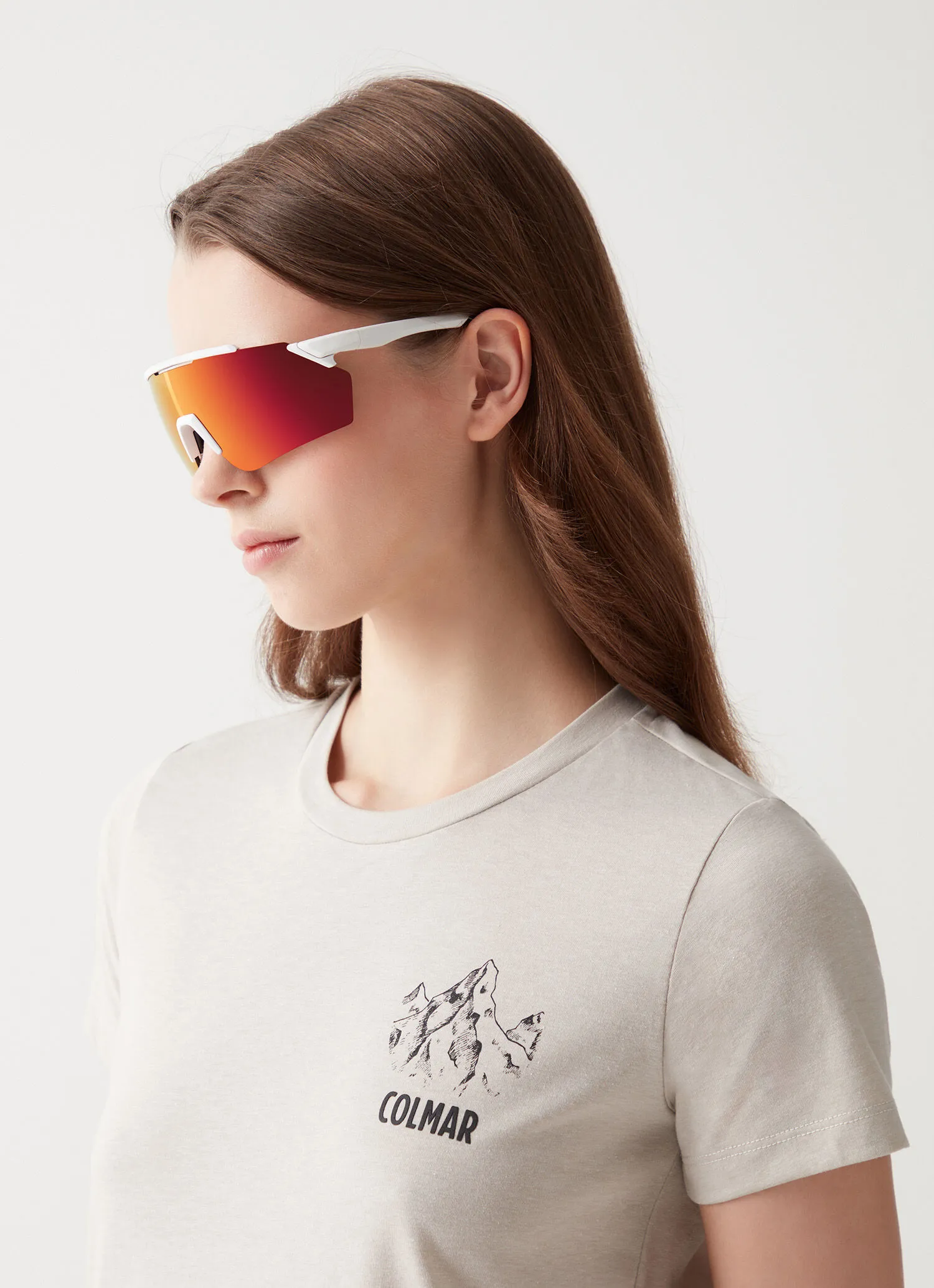 Camiseta con estampado de montaña