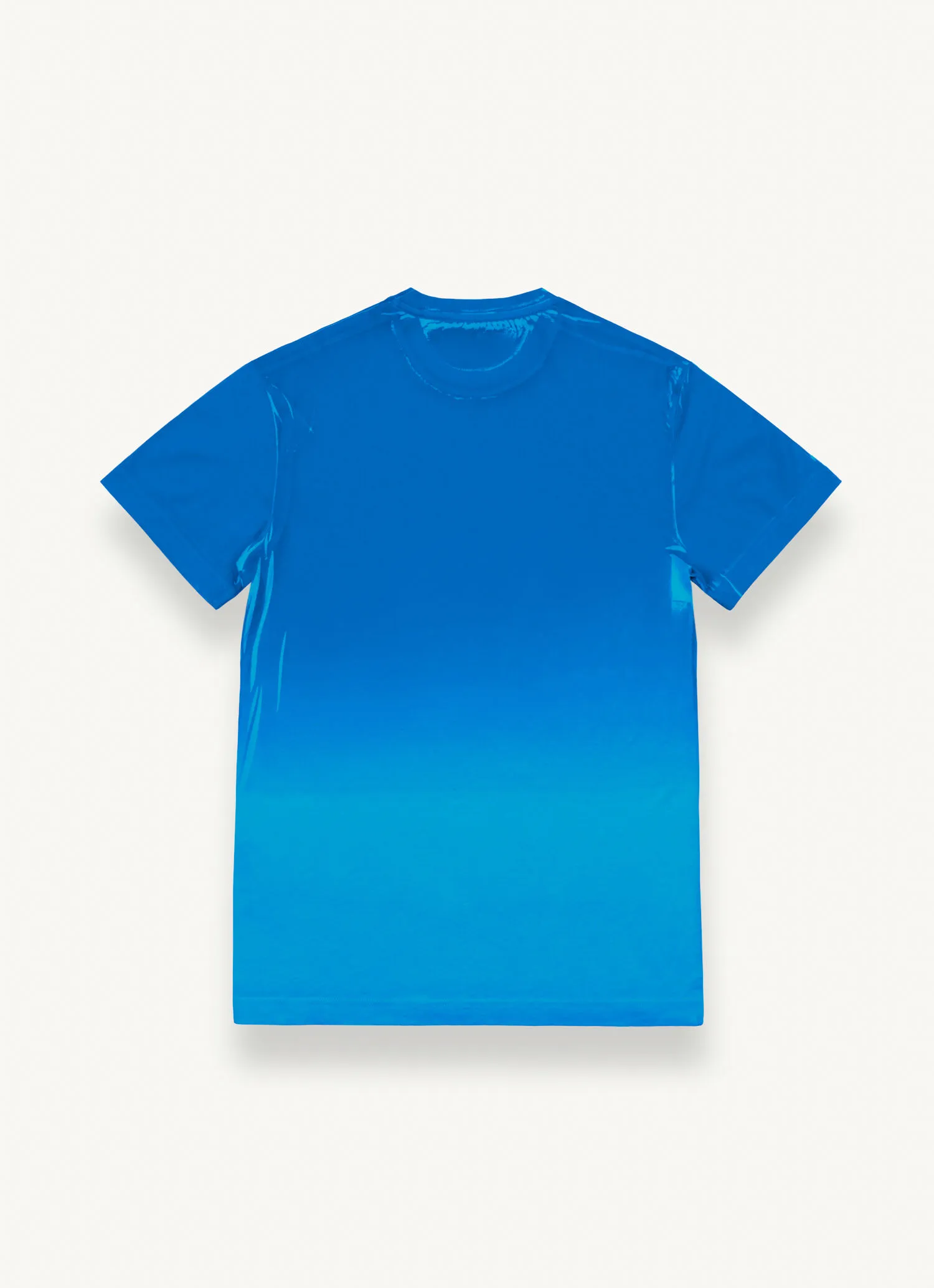 Camiseta de algodón con estampado degradado