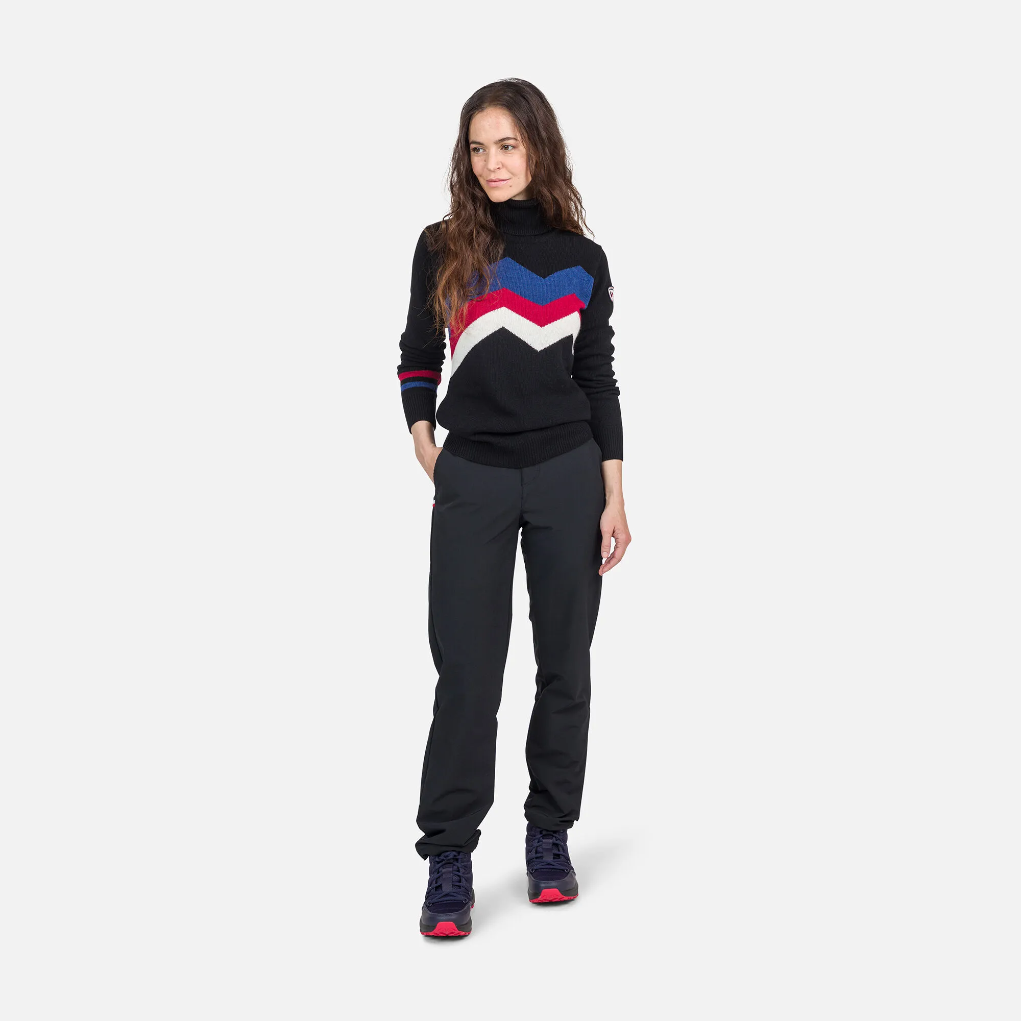 Camiseta de cuello alto Mountain para mujer