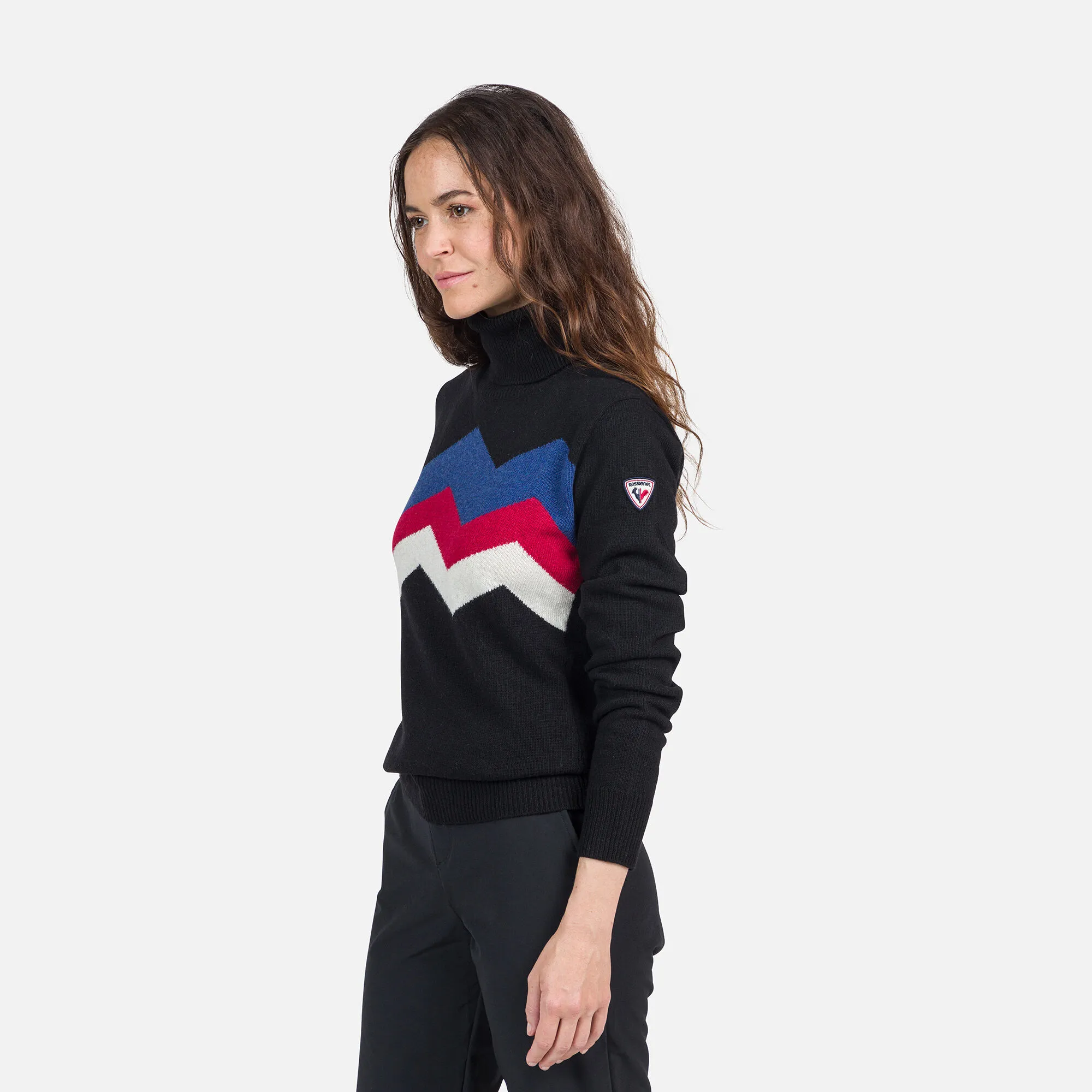 Camiseta de cuello alto Mountain para mujer