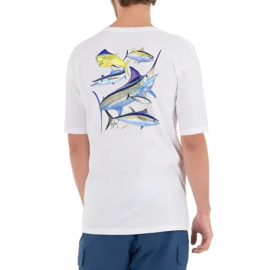CAMISETA DE HOMBRE MANGA CORTA ATLANTIC BIG GAME / GUY HARVEY